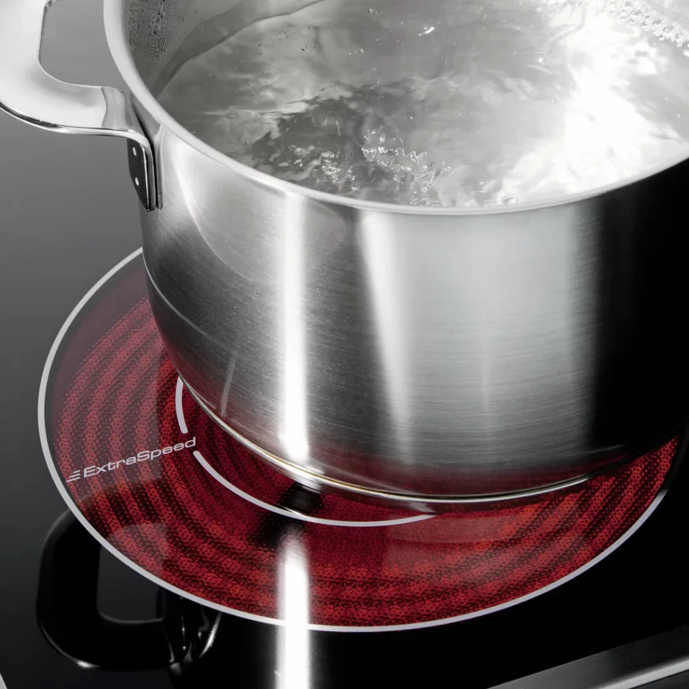 Anafe Vitroceramico con marco de acero