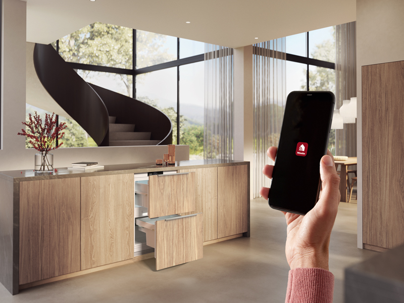 Heladera bajo mesada