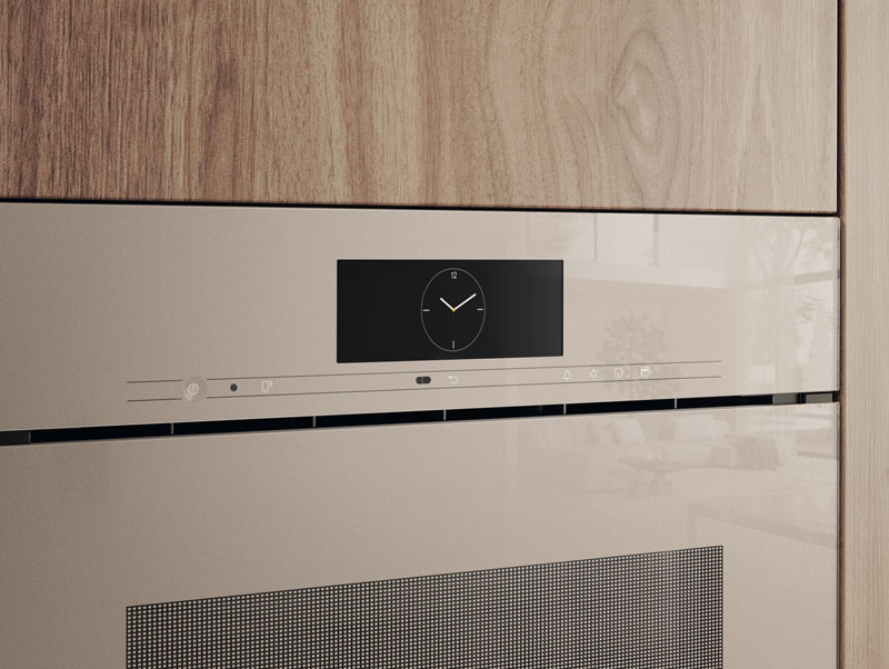 Horno a vapor combinado compacto sin tirador